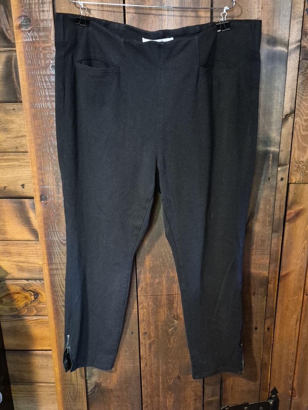Soft Surroundings Black Stretch Pull-On Women's Pants